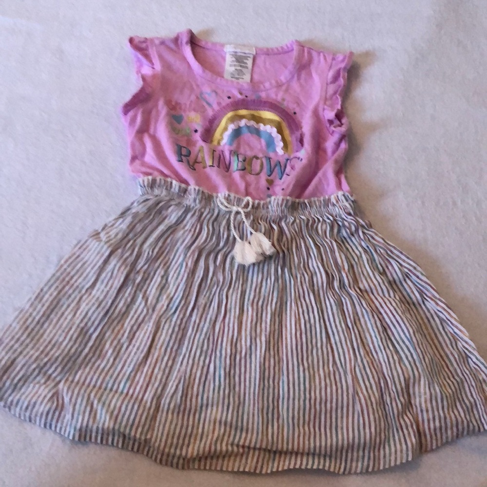 Forever Me | Purple Rainbows Dress | Size 5 Girls